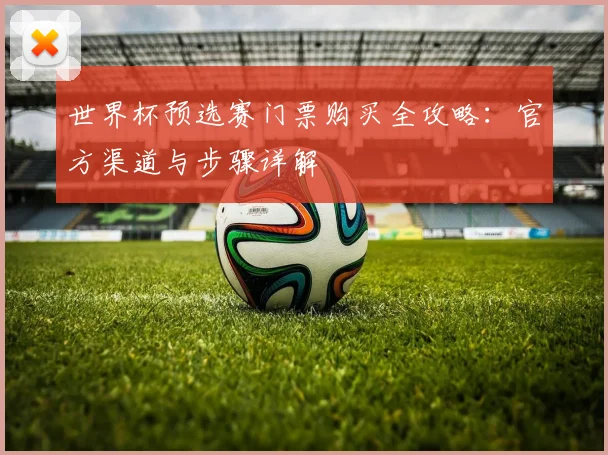 世界杯预选赛门票购买全攻略：官方渠道与步骤详解